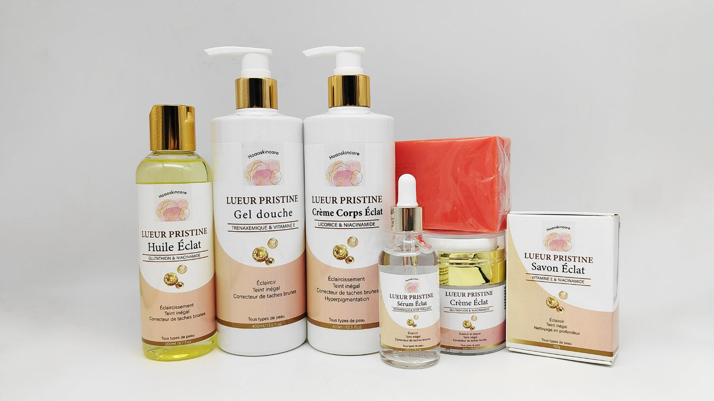GAMME GLOWY LUEUR PRISTINE ET RÉPARATRICE