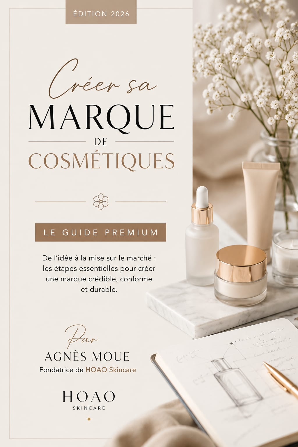 Guide premium – Créer sa marque cosmétique