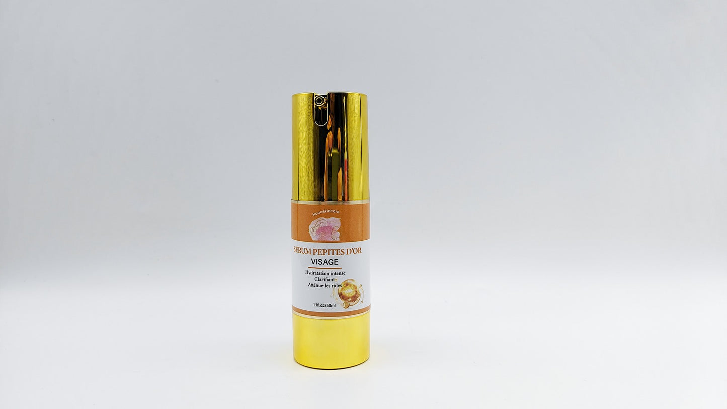Sérum anti-âge aux pepites d'or