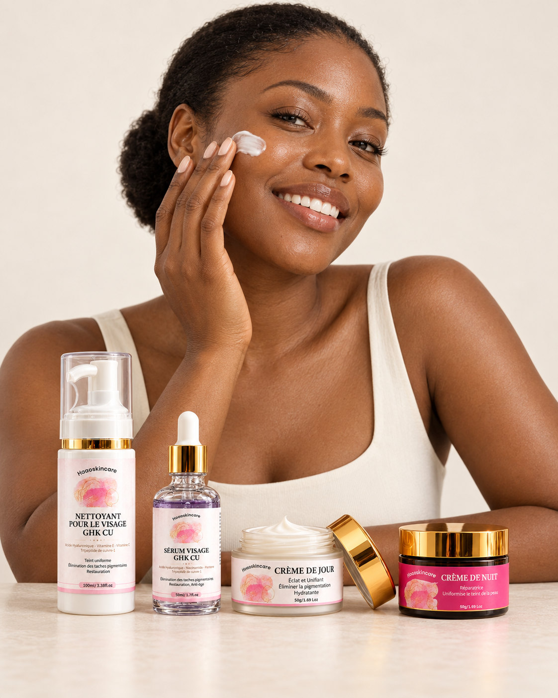 La routine visage anti âge— 4 soins, du matin au soir