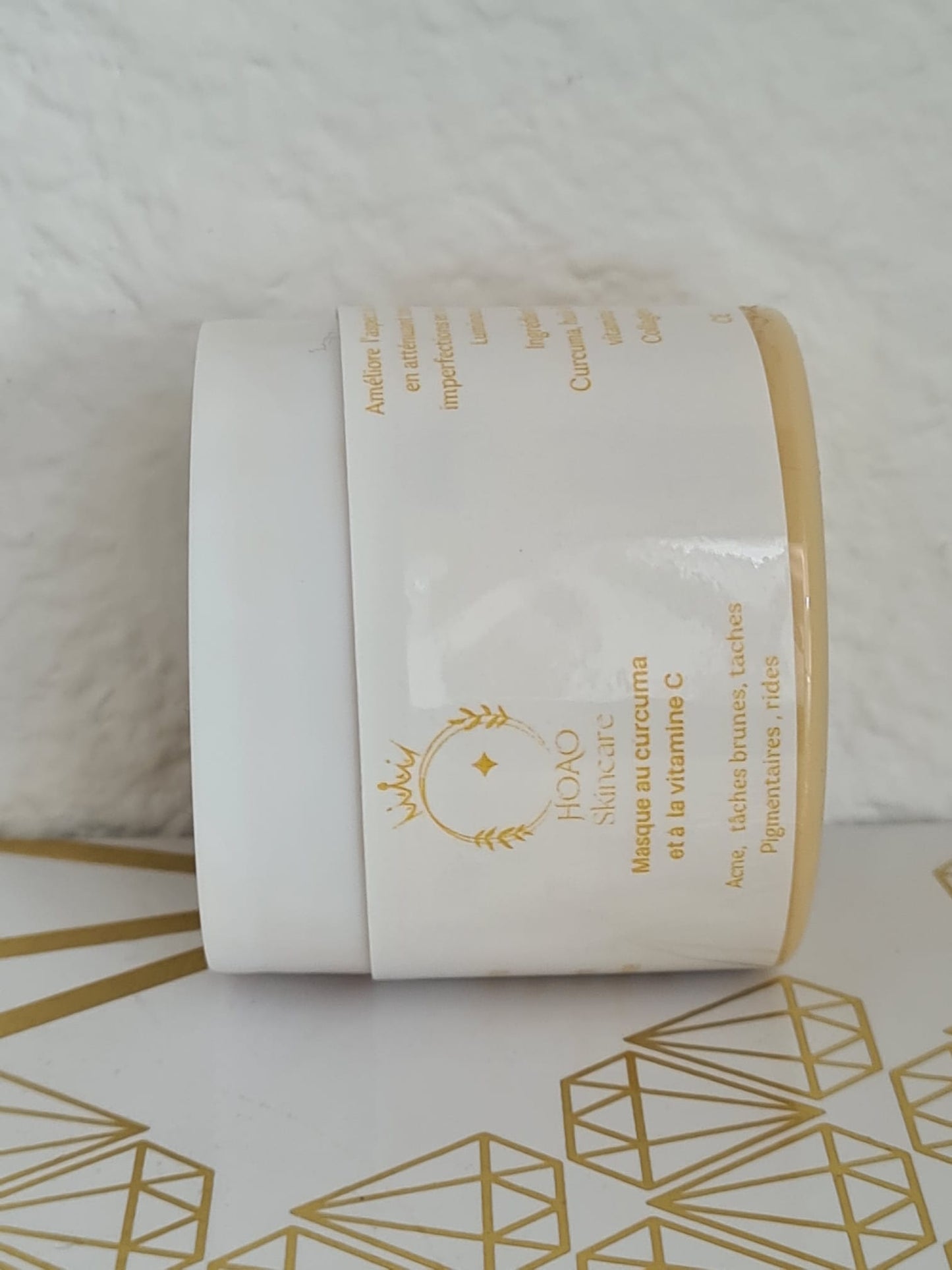 Masque visage au curcuma et à la vitamine C